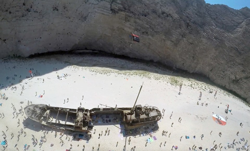  Navagio Beach is also known as Shipwreck after this imposing vessel