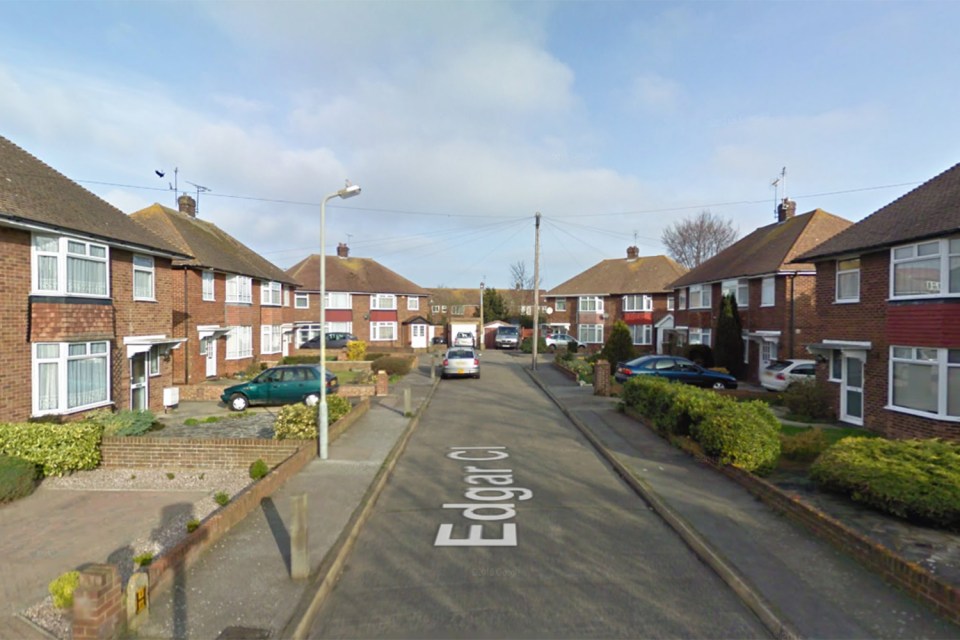  Cops were called to Edgar Close in Whitstable, Kent, after a man was seriously injured