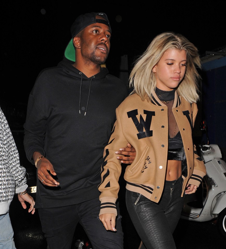 Sofia was out with Towie's Vas J Morgan