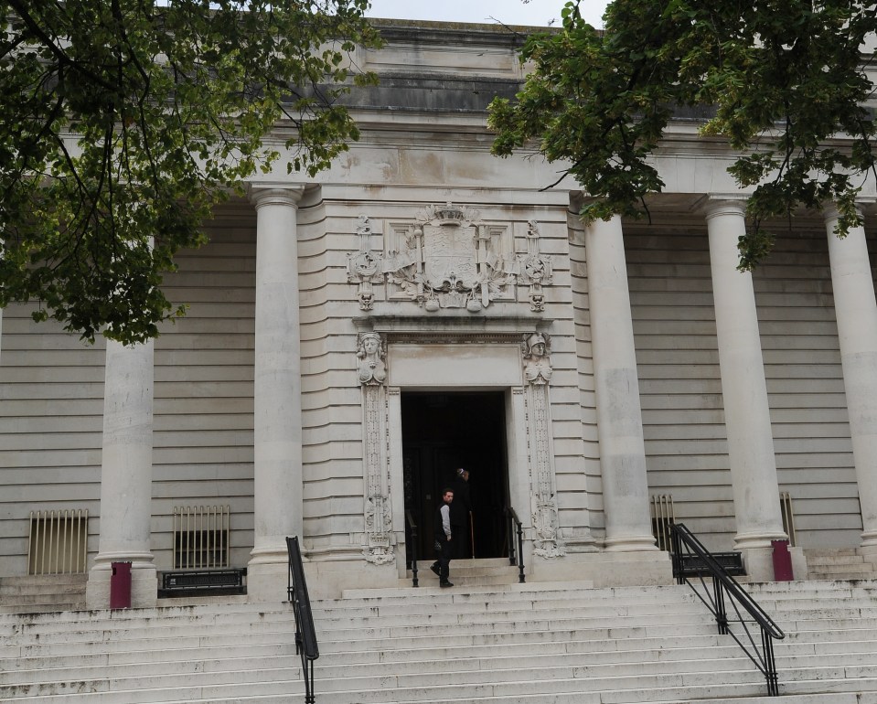 Cardiff Crown Court where the trial is taking place