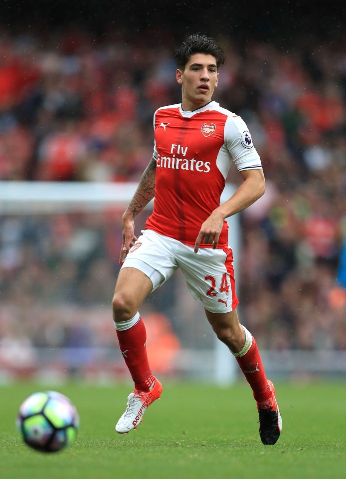 Man City are targeting a move for Arsenal's Hector Bellerin next summer