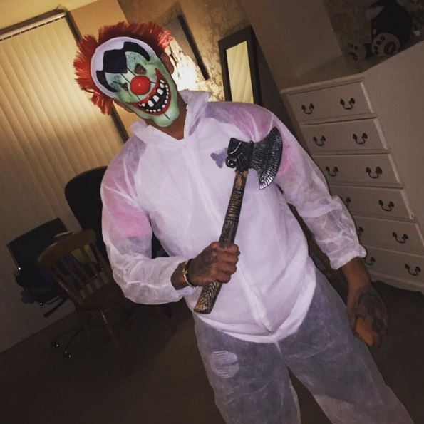  Stephen Bear came under attack from followers on social media after he seemingly dressed up as a clown due to the recent burst of creepy sightings across the nation