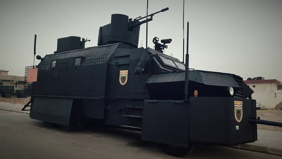  The armour-plated tank resembles the Batmobile vehicle from the Batman series of films