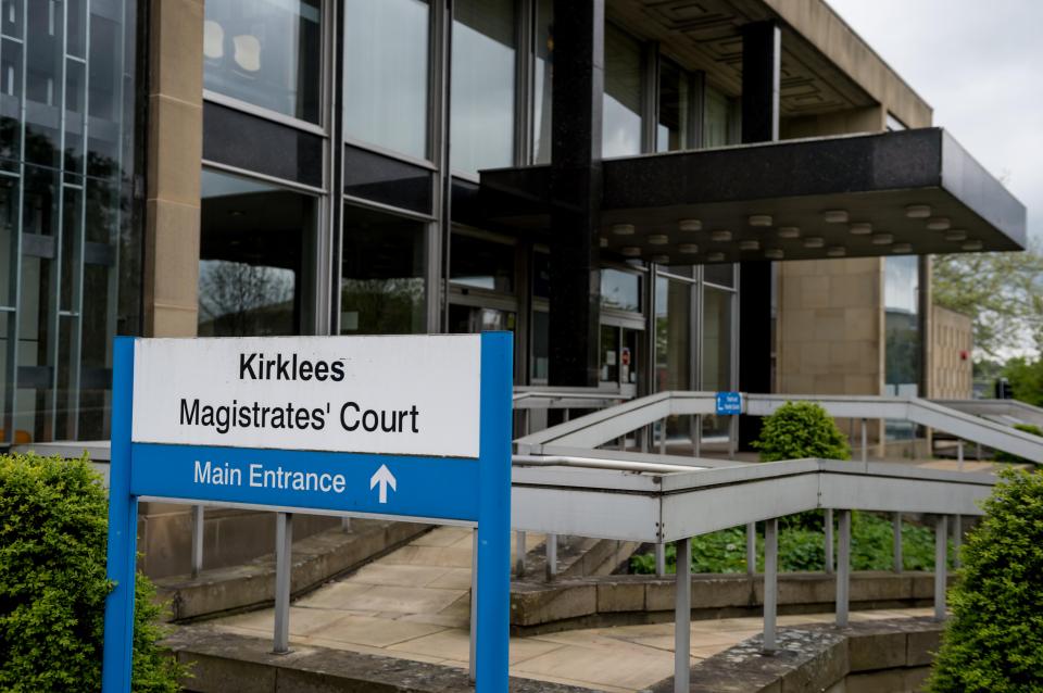 The man appeared at Kirklees Magistrates' Court