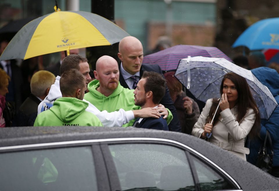  Mourners attended Mike Towell's funeral in Dundee on October 14