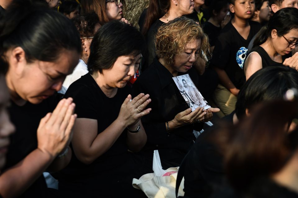 The Thai government has declared a year of mourning after the king's death