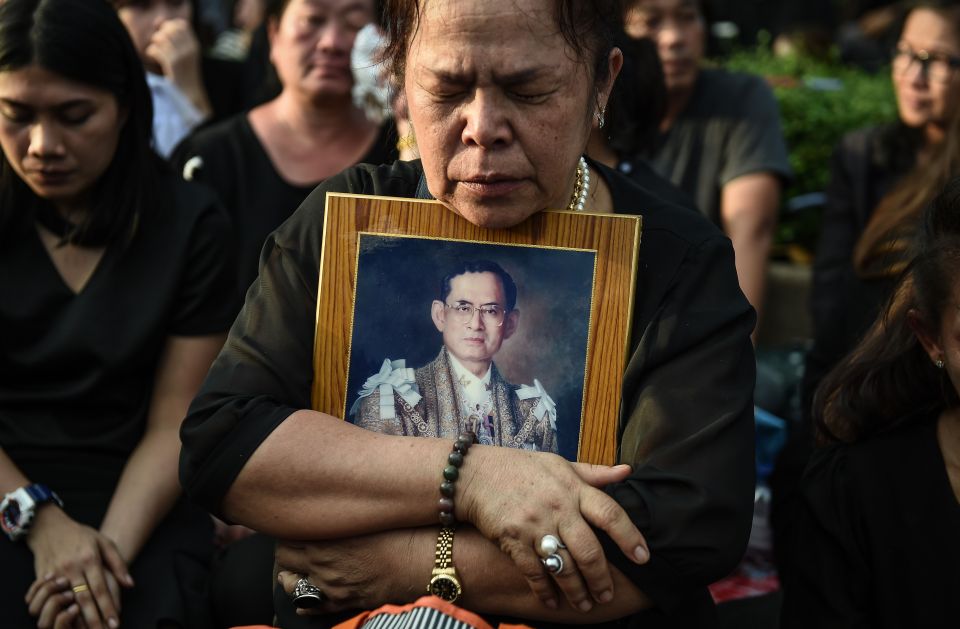  Thailand is in a state of mourning following the death of King Bhumibol Adulyadej