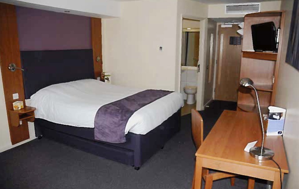 The room cost £92 for a night