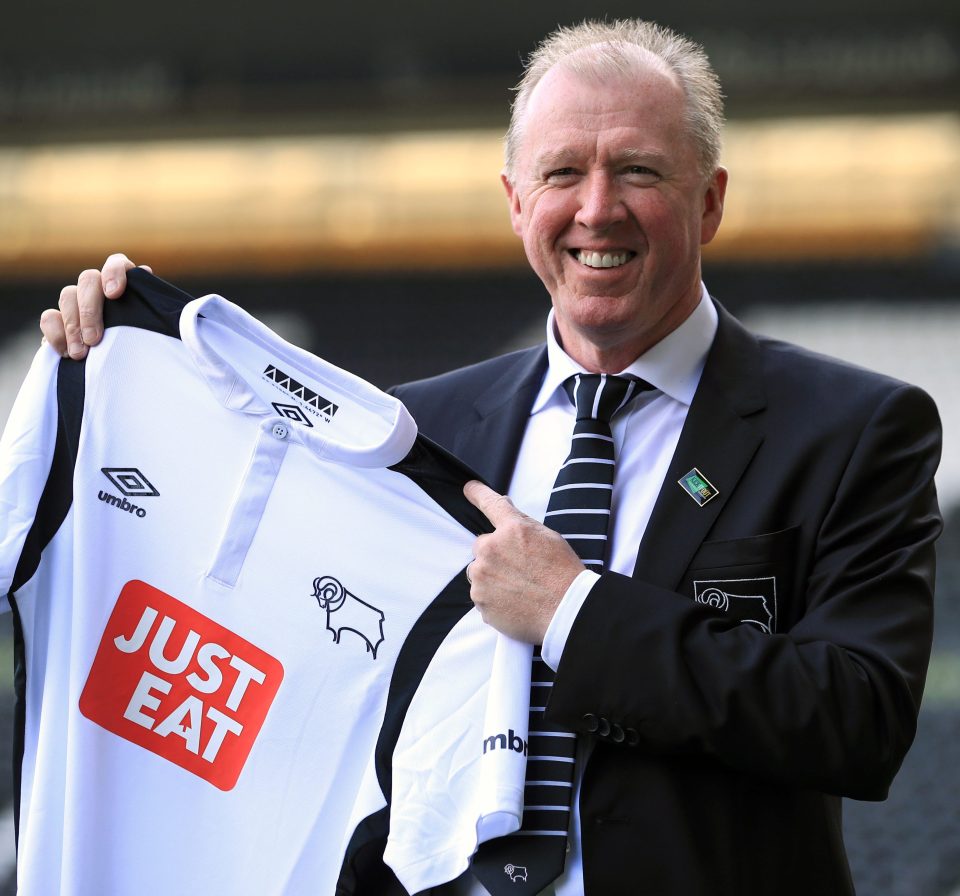  Back in the old routine...Steve McClaren has re-signed at Derby County