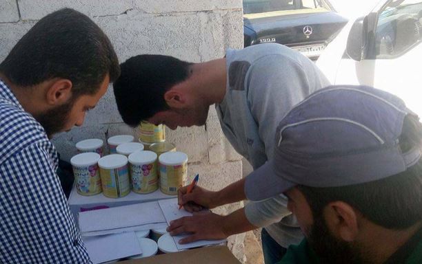  There are only 5,000 cans of baby formula left in war torn Aleppo