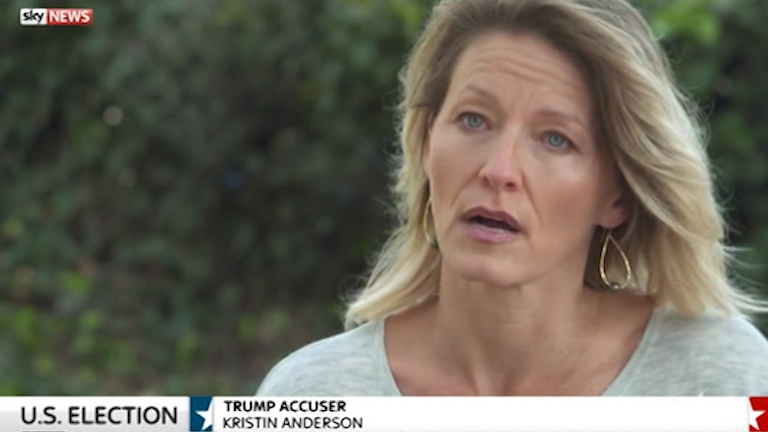  Another woman, Kristin Anderson, has also come forward claiming Donald Trump sexually assaulted her