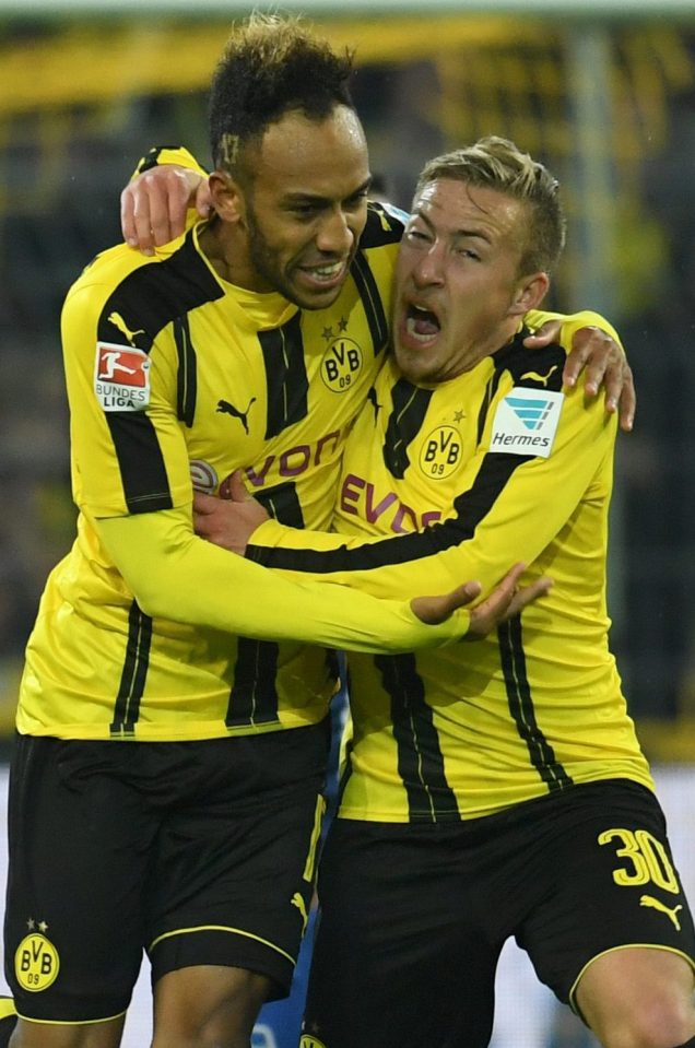 Dortmund's Pierre-Emerick Aubameyang