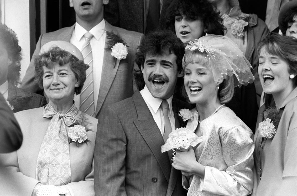 Hilda Ogden attended Kevin and Sally Websters wedding