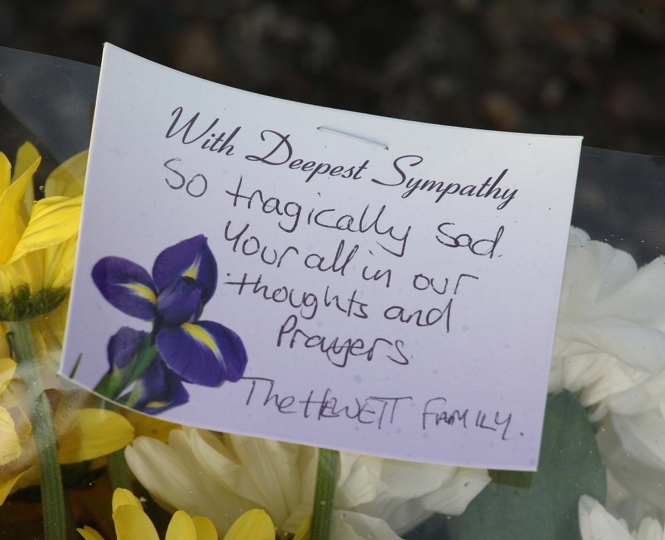  Neighbours pay tribute by writing poignant messages