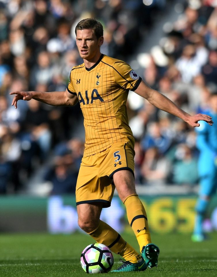  Vertonghen has been keen in helping Spurs concede just four league goals this season