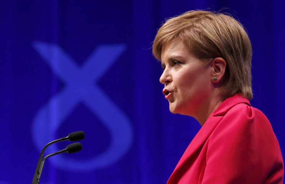  In her keynote speech to the SNP conference she said Scotland cannot trust people like Boris Johnson and Liam Fox to represent them