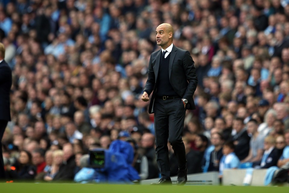  Pep Guardiola's side were held to a draw against Everton