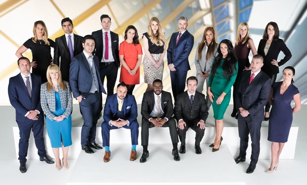  Paul (far right) is a 'self-proclaimed charmer' in the 2016 Apprentice line up