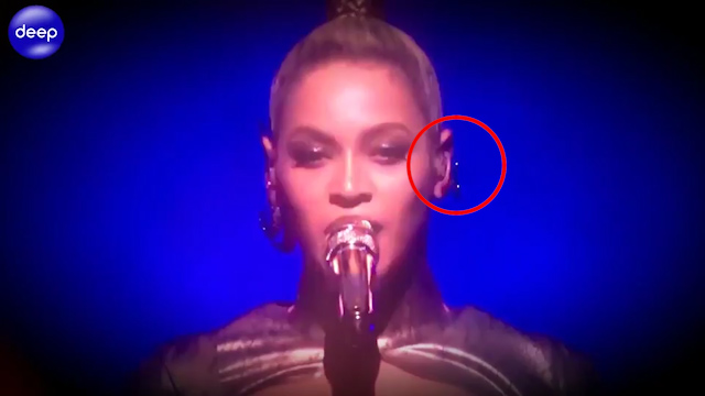  Beyonce ripped her earring out while performing over the weekend