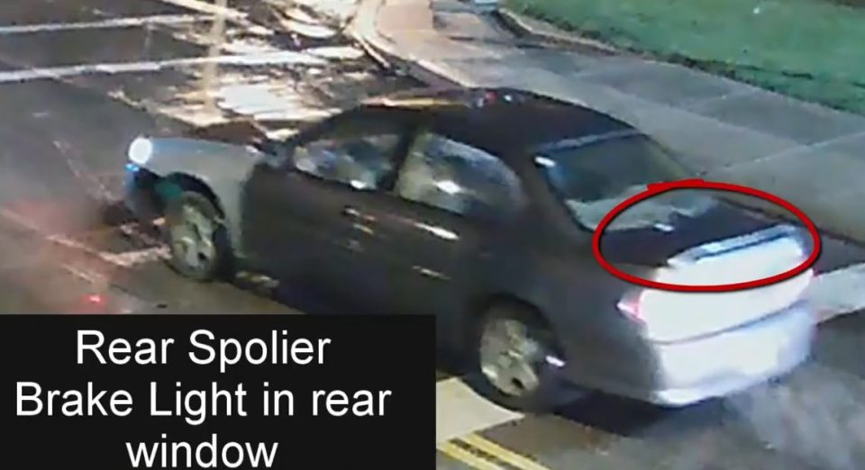  The suspect drives a 2002 or 2003 Chevy Malibu, distinctive for its driver's side quarter panel that is a different color than the rest of the car, according to the FBI