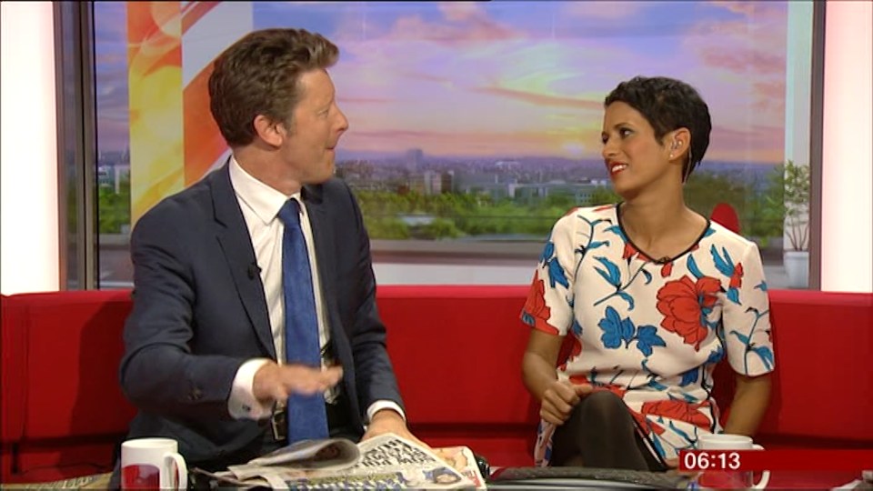  Naga Munchetty said she was 'gutted' to have left Strictly as she discussed the show this morning on BBC Breakfast