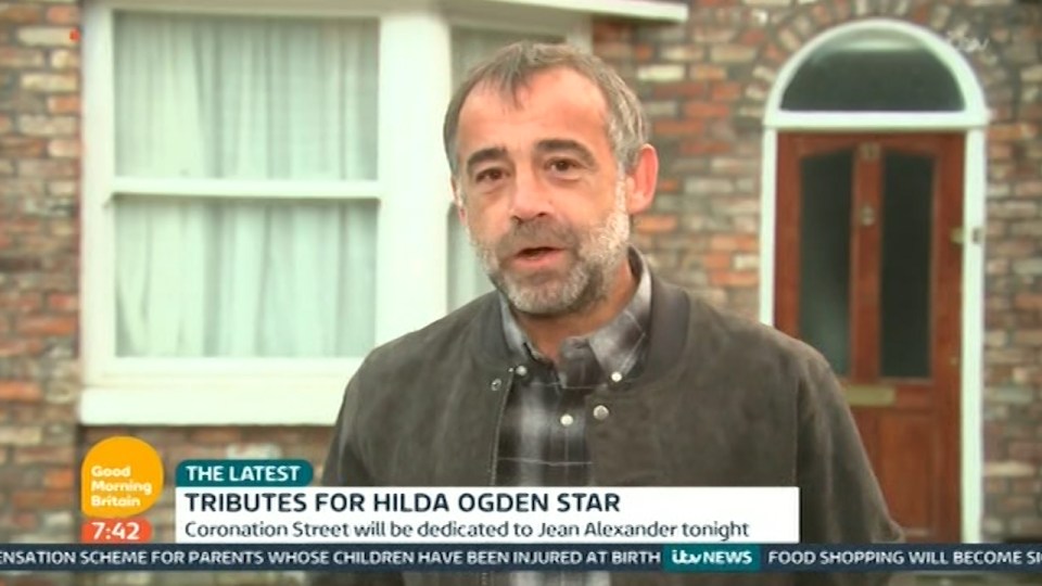 Michael Le Vell paid a touching tribute to Jean Alexander on Good Morning Britain