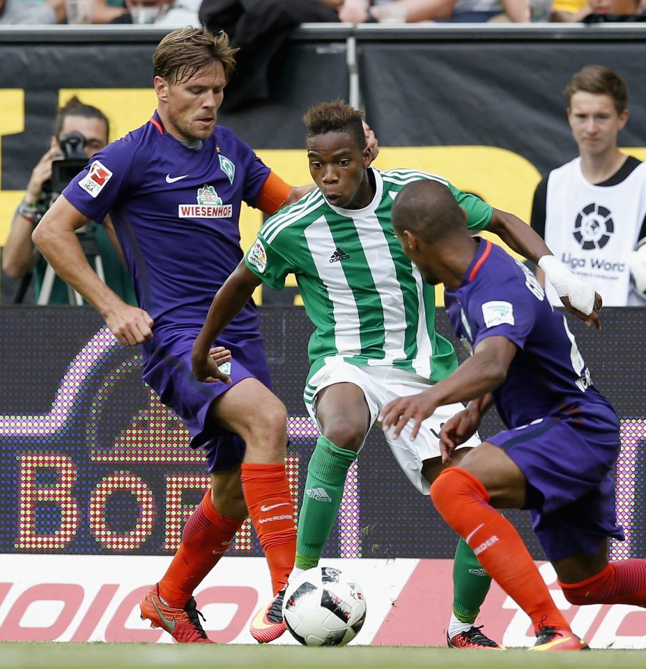  Musonda in action for Real Betis