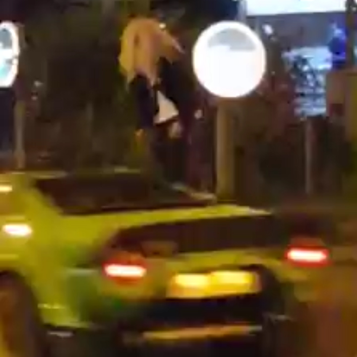  Motorists were forced to slow down to avoid a potential collision with prankster