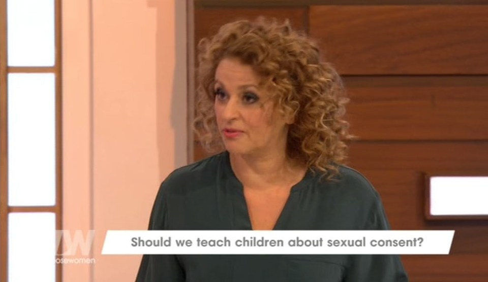  Nadia admitted: "I just like to say though Ched Evans has been proven innocent, he is morally corrupt for that behaviour. It terrifies me that my daughters are growing up in this world."