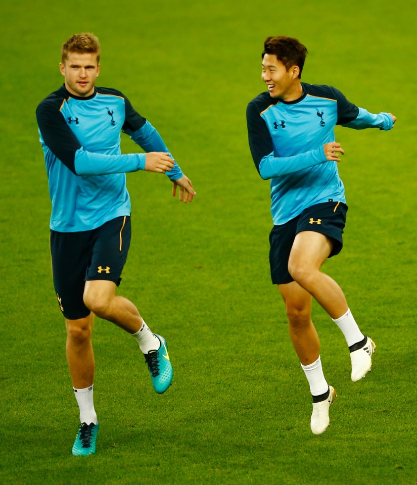  Eric Dier will play in central defence for Spurs in Germany