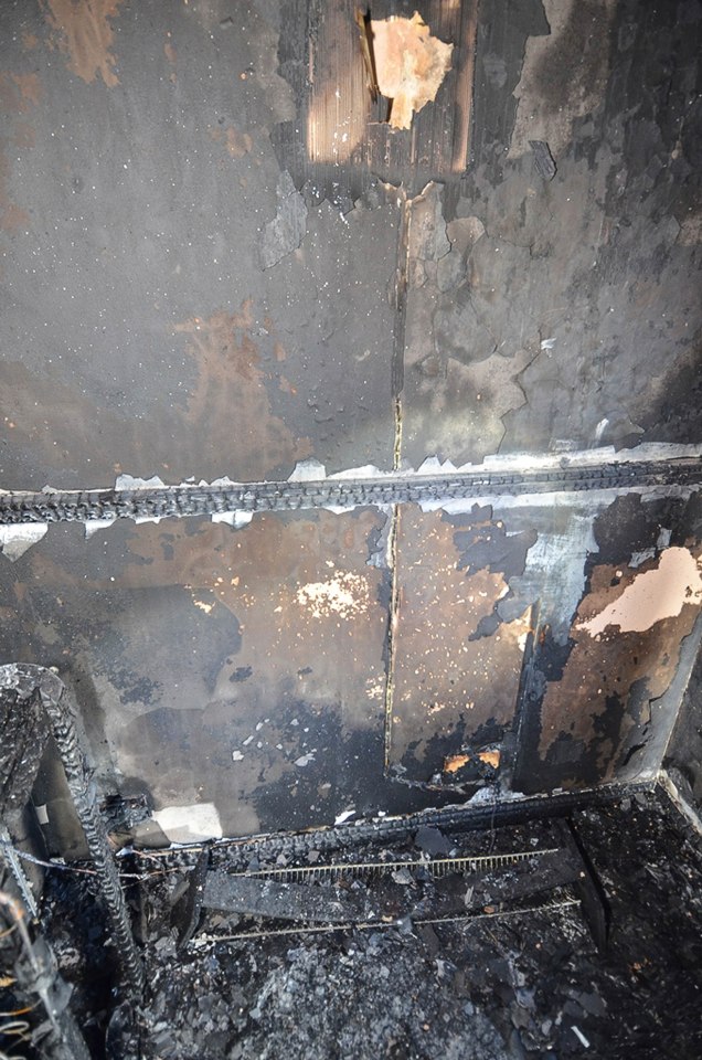  Merseyside Fire and Rescue Services published these pictures to show how much damage can be caused by fire