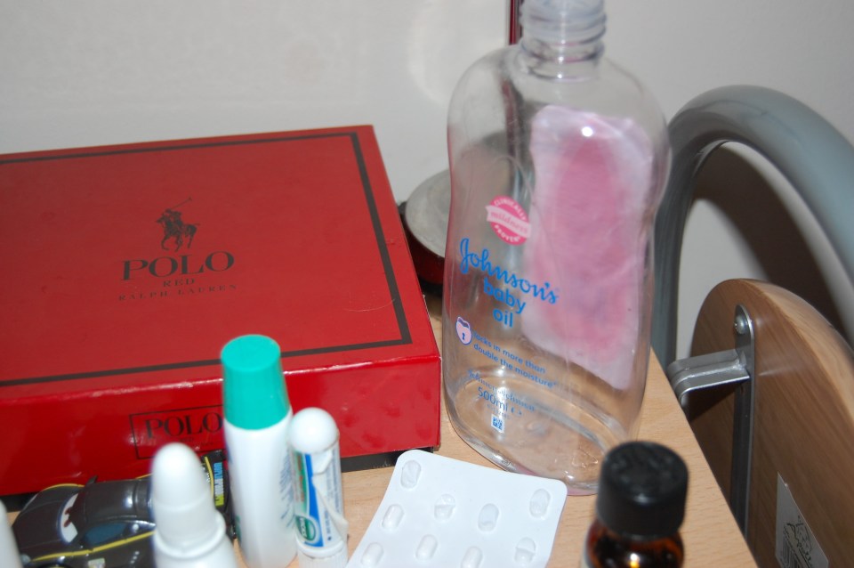  Yesterday the jury was shown pictures taken inside Port's home - sex drugs and baby oil were among the items photographed