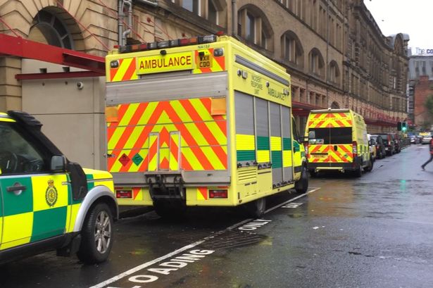  Two people suffered injuries during the incident at around 4.43pm today