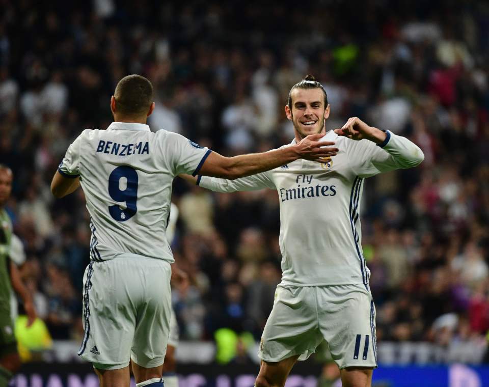  Karim Benzema and Gareth Bale starred with Ronaldo under Carlo Ancelotti