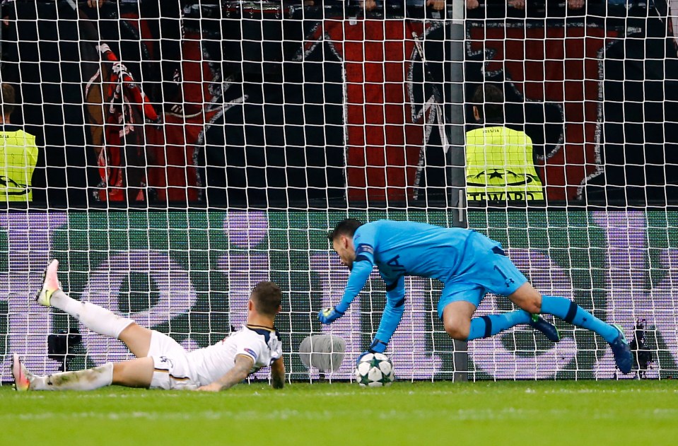 Lloris pulled off a wonderful save to deny Chicarito