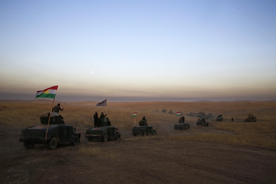  Lt Gen. Townsend made it clear that Peshmerga fighters would be part of the ground force that would take the city despite objections from the Turks