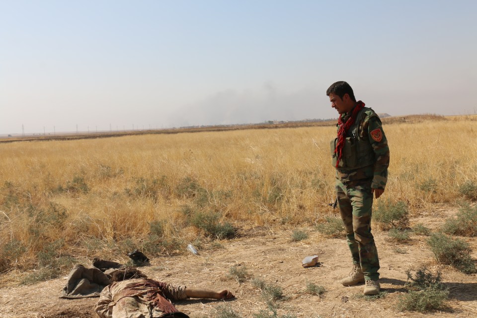 The fighters were killed in a night time battle on the outskirts of Mosul