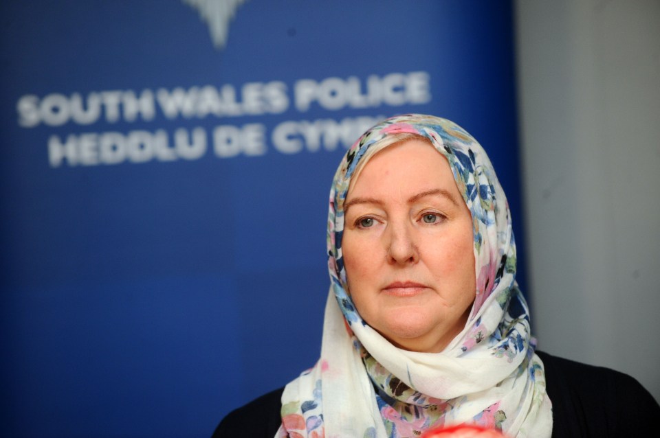 Nadine's mum after an international manhunt was launched to find Almahri