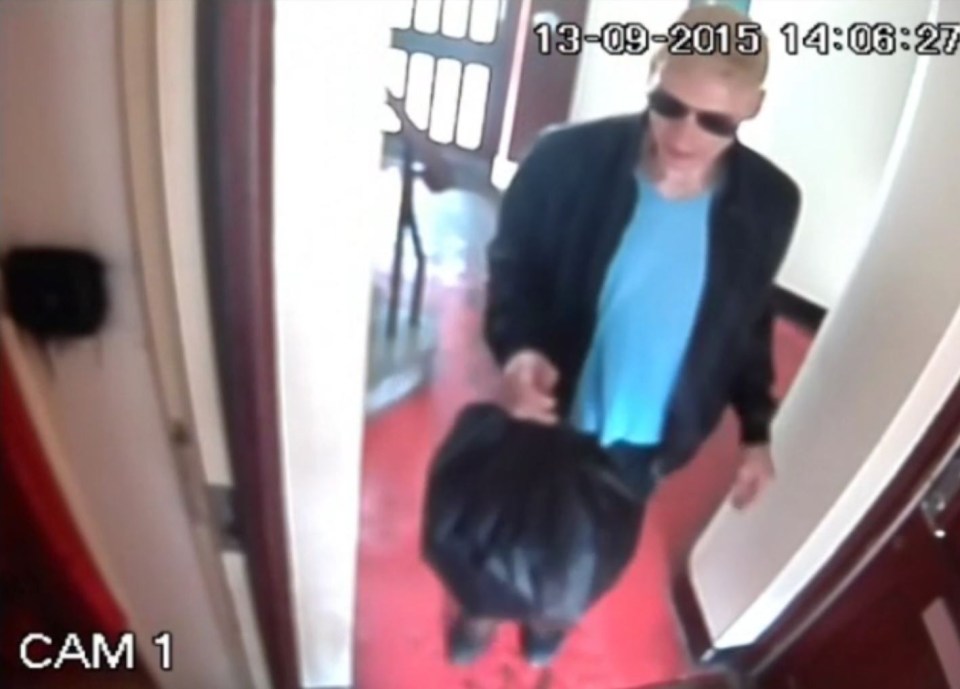  Another CCTV clip shows Stephen Port arriving at a flat the next day, allegedly to buy drugs