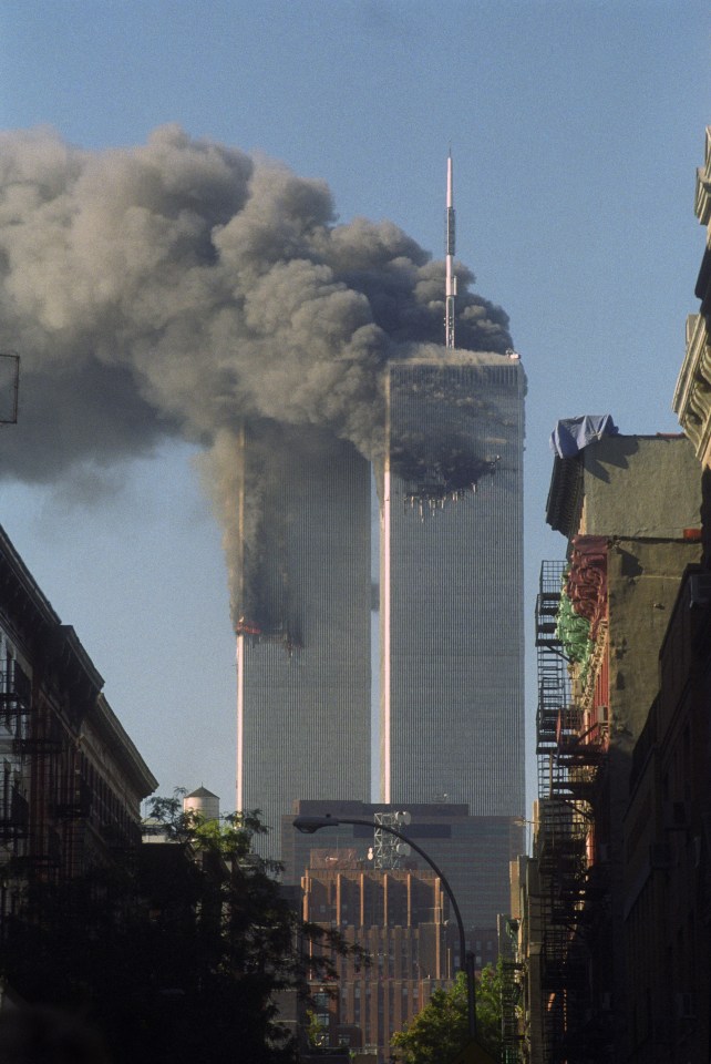 The twin towers of the World Trade Center on the morning of September 11th 2001 ¿Stacy Walsh Rosenstock/Alamy