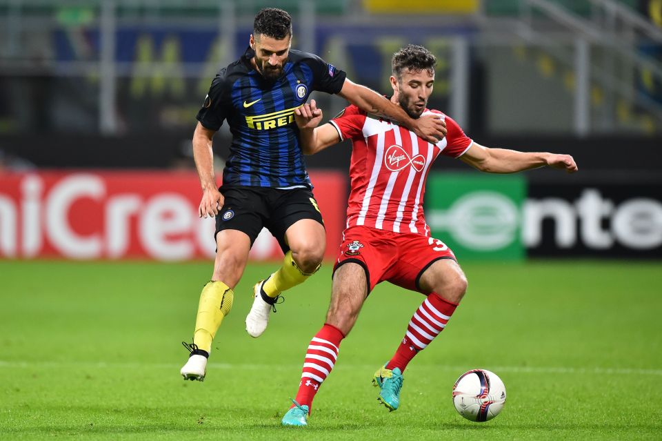  McQueen followed up his Saints debut by making his first start against Inter Milan at the San Siro in the Europa League