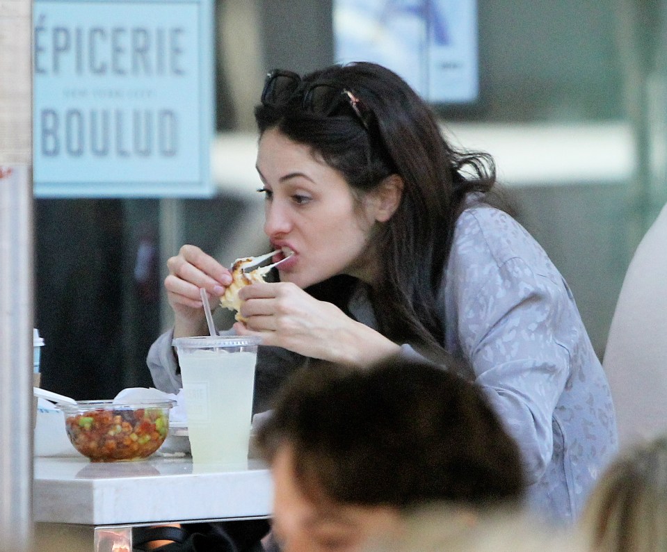 Mick Jagger's pregnant girlfriend, Melanie Hamrick, was spotted out with a friend for lunch in New York City.