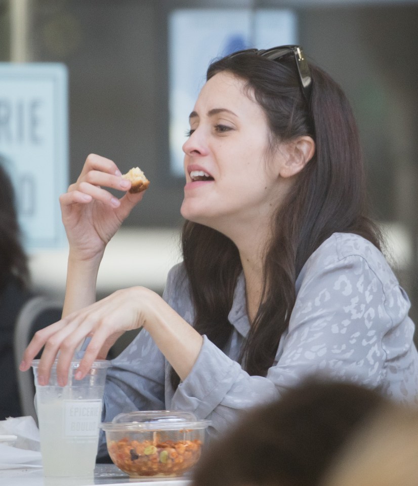 Mick Jagger's pregnant girlfriend, Melanie Hamrick, was spotted out with a friend for lunch in New York City.