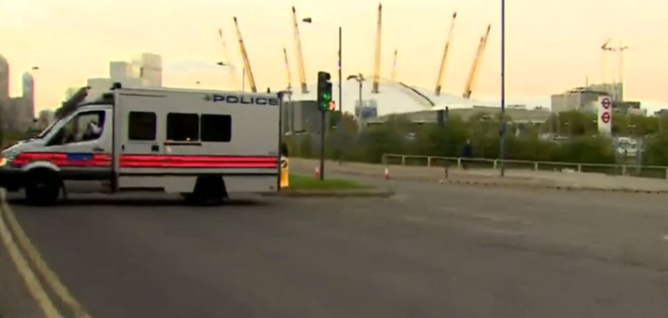  The station in southeast London serves the popular O2 Arena next door