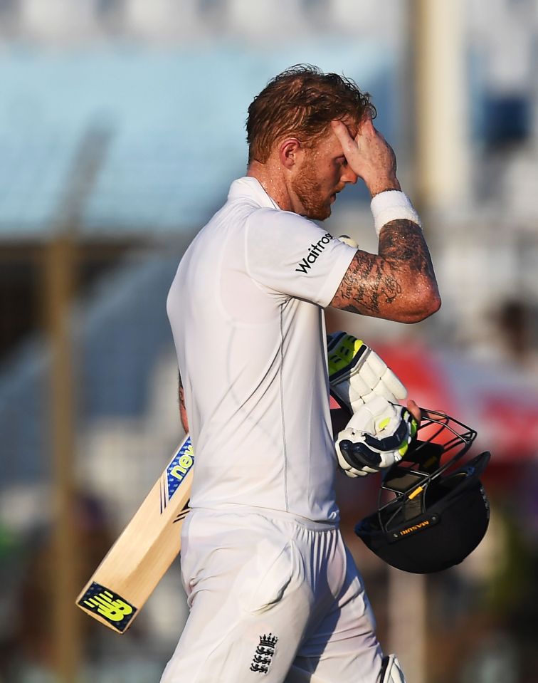  Stokes was disappointed to be out for 85 - but it was a magnificent knock