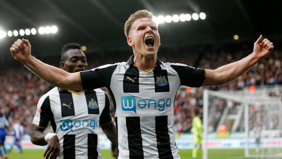  Newcastle United winger Matt Ritchie is a transfer target for Burnley