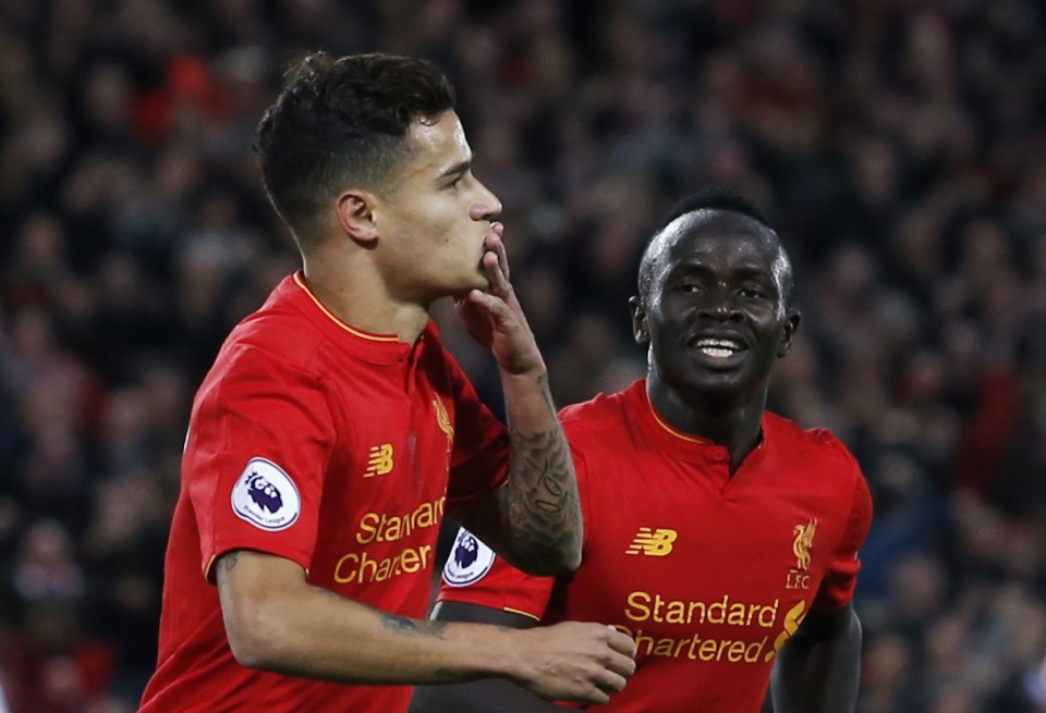 Early goals from Philippe Coutinho and Sadio Mane made it difficult for West Brom