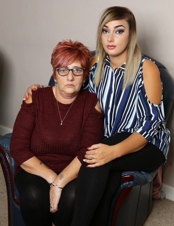 Kym Mills and daughter Keera say they were forced to leave their home by the Euromillions winner