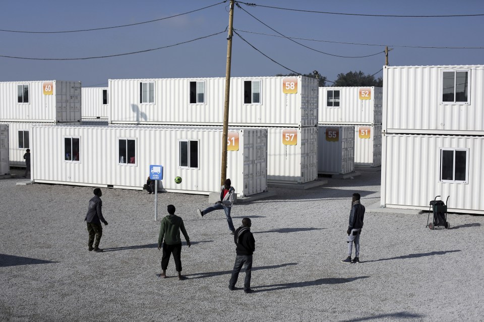  Unaccompanied children will be housed in these shipping containers as they are assessed for their eligibility to come to the UK