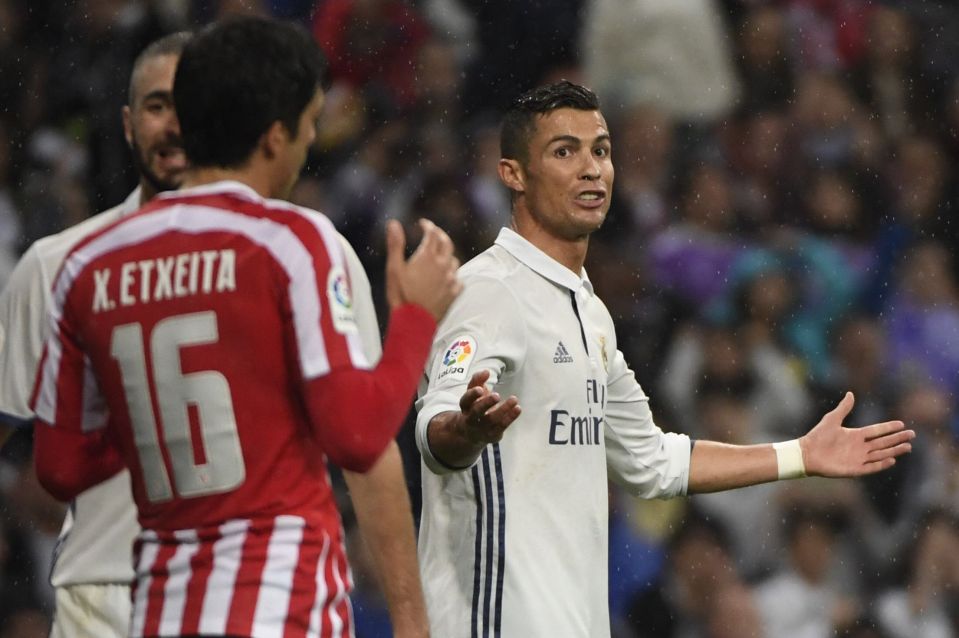  Cristiano Ronaldo wasted a host of chances for Real Madrid against Athletic Bilbao